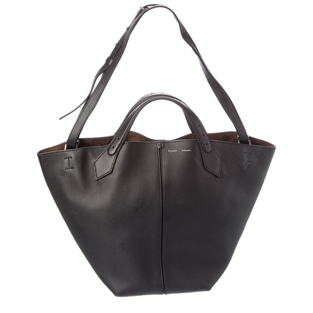 Proenza Schouler Chelsea Large Leather Tote, Black